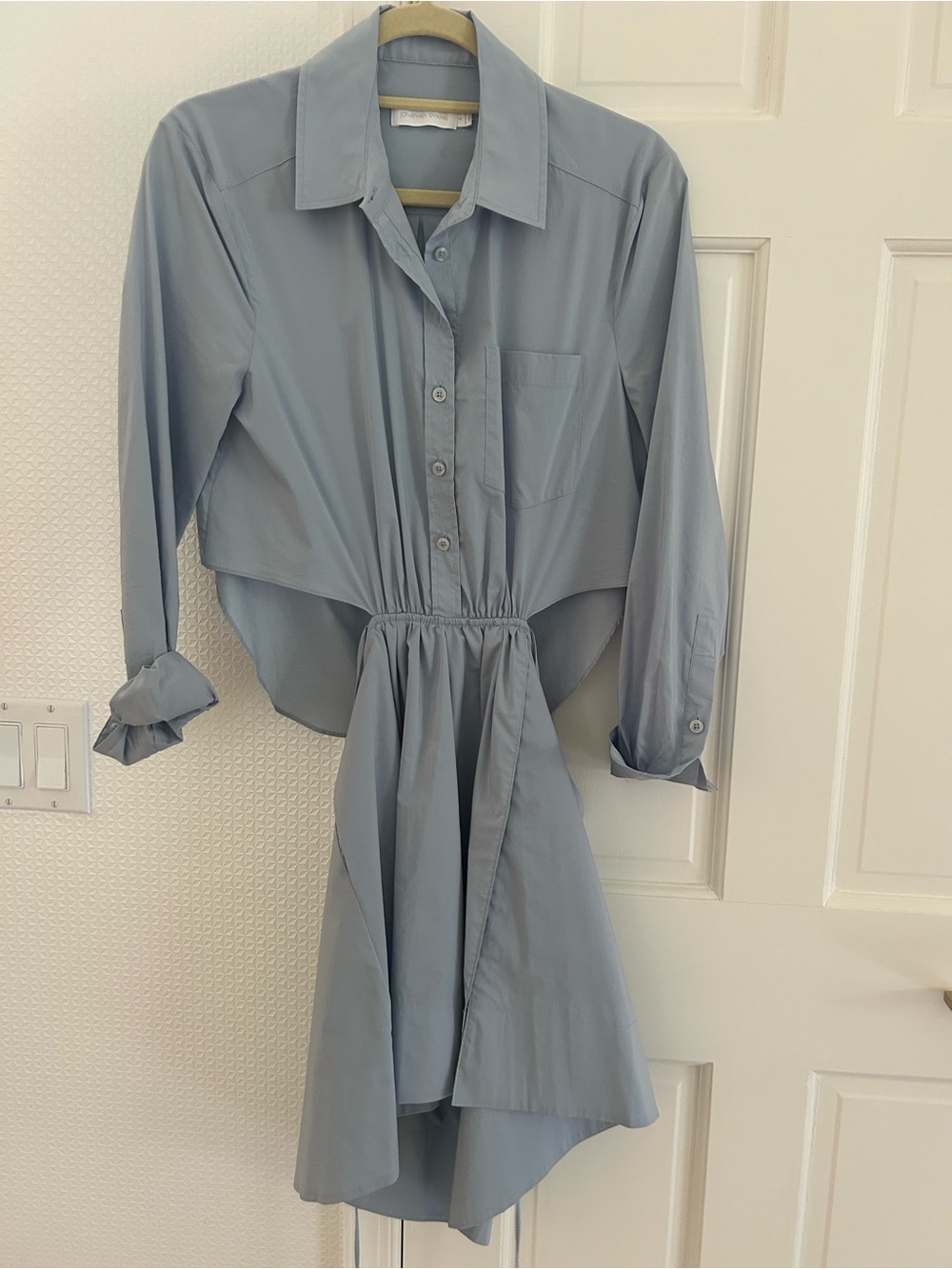 Jonathan Simkhai Light Blue Shirt Dress